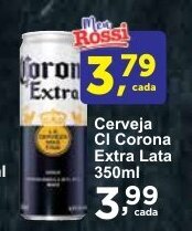 Rossi Supermercado Cerveja CI Corona Extra Lata 350ml oferta