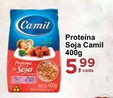 Rossi Supermercado Proteína Soja Camil 400g oferta