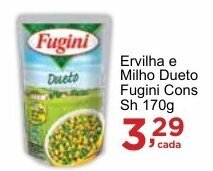 Rossi Supermercado Ervilha e Milho Dueto Fugini Cons Sh 170g oferta