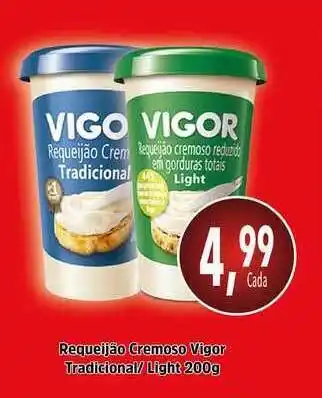 Requeijão Cremoso Vigor Tradicional 200g