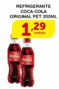 Roldão REFRIGERANTE COCA-COLA ORIGINAL PET 200ML oferta