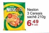 Rossi Supermercado Neston 3 Cereais sachê 210g oferta