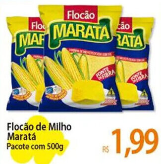Atacadão Flocão de Milho Maratá Pacote com 500g oferta