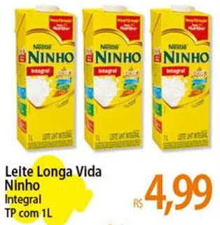 Leite Longa Vida Ninho Integral TP com 1L