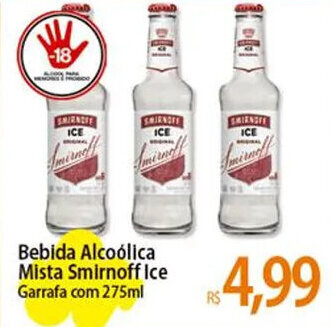Atacadão Bebida Alcoólica Mista Smirnoff Ice Garrafa com 275ml oferta
