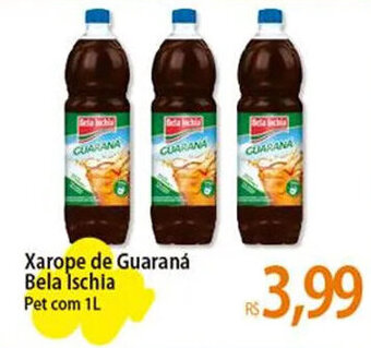 Xarope de Guaraná Bela Ischia Pet com 1L