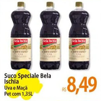 Atacadão Suco Speciale Bela Ischia Uva e Maçă Pet com 1,35L oferta