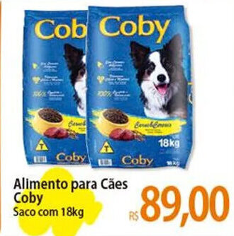 Atacadão Alimento para Cães Coby Saco com 18kg oferta