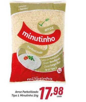 Rede Aliança Arroz Parboilizado Tipo 1 Minutinho 5kg oferta