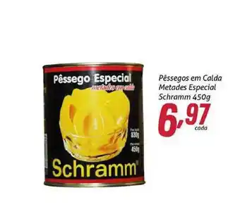 Pêssegos Em Calda Metades Especial Schramm 450g