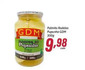 Palmito Rodelas Pupunha Gdm 300g