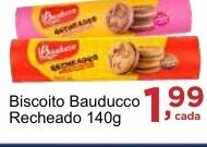 Rossi Supermercado Biscoito Bauducco Recheado 140g oferta