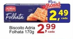 Rossi Supermercado Biscoito Adria Folhata 170g oferta