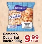 Rossi Supermercado Camarão CostaSul Inteiro 200g oferta