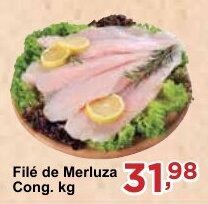 Rossi Supermercado Filé de Merluza Cong. kg oferta