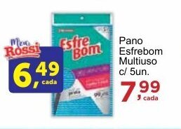 Rossi Supermercado Pano Esfrebom Multiuso c/ 5un. oferta