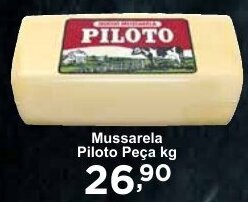 Rossi Supermercado Mussarela Piloto Peça kg oferta