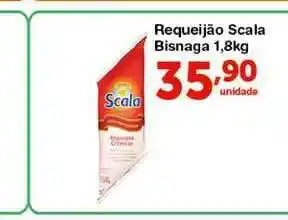 Roldão Requeijão Scala Bisnaga 1.8kg oferta