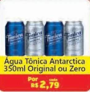 Royal Supermercados Água Tônica Antarctica 350ml Original ou Zero oferta