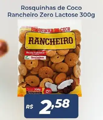 Atakarejo Rosquinhas de Coco Rancheiro Zero Lactose 300g oferta