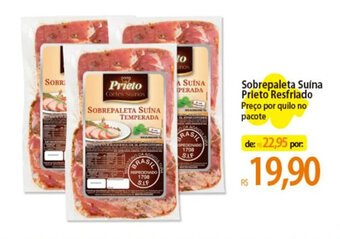 Atacadão Sobrepaleta Suína Prieto Resfriado Preço por quilo no pacote oferta