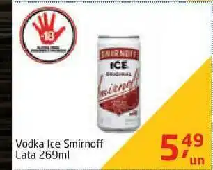 Tenda Atacado Vodka Ice Smirnoff 269ml oferta