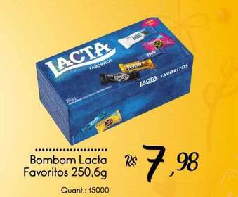 Giassi Supermercados Bombom Lacta Favoritos 250.6g oferta