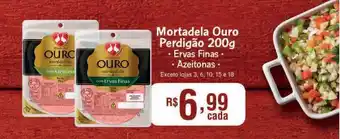 Supermercados São Vicente Mortadela Ouro Perdigão 200g oferta