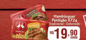 Supermercados São Vicente Hambúrguer Perdigão 672g oferta