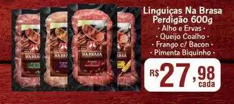 Supermercados São Vicente Linguiças Na Brasa Perdigão 600g oferta
