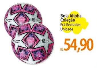 Atacadão Bola Allpha Coleção Pró Evolution Unidade oferta