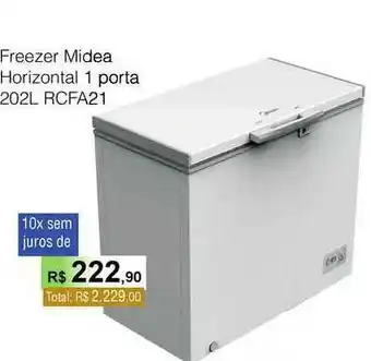 Copercana Freezer Midea Horizontal 1 Porta 202l Rcfa21 oferta
