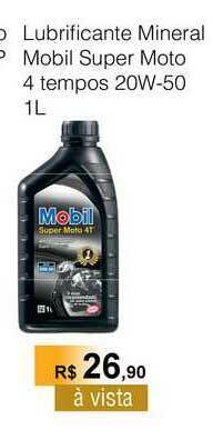 Lubrificante Mineral Mobil Super Moto 4 Tempos 20w-50 1L