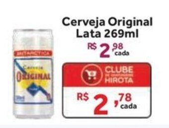 Hirota Food Supermercado Cerveja Original Lata 269ml oferta