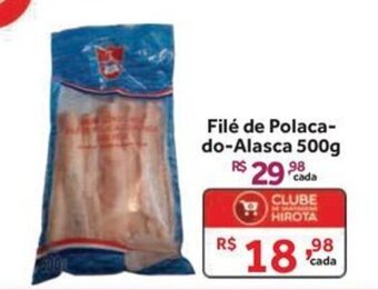 Hirota Food Supermercado Filé de Polaca-do-Alasca 500g oferta