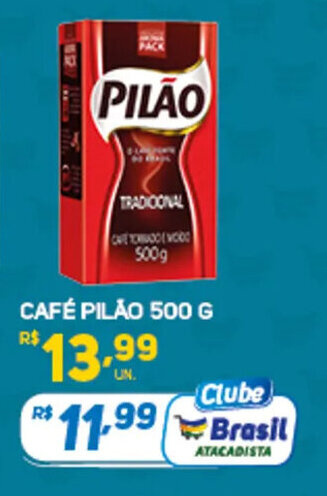 CAFÉ PILÃO 500 G