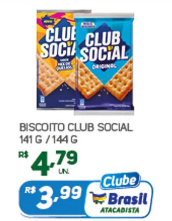 BISCOITO CLUB SOCIAL 141G/144G