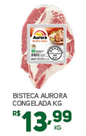 Brasil Atacadista BISTECA AURORA CONGELADA KG oferta