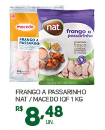 Brasil Atacadista FRANGO A PASSARINHO NAT / MACEDO IQF 1 KG oferta