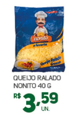 QUEIJO RALADO NONITO 40 G