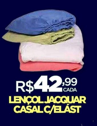 DB Supermercados LENÇOL JACQUAR CASAL C/ELÁST oferta
