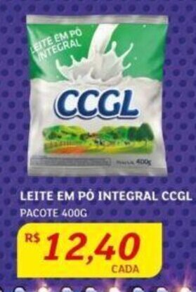 Assaí Atacadista LEITE EM PÓ INTEGRAL CCGL PACOTE 400G oferta