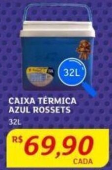 Assaí Atacadista CAIXA TÉRMICA AZUL ROSSETS 32L oferta