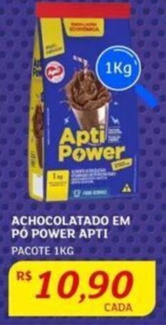 Assaí Atacadista ACHOCOLATADO EM PO POWER APTI PACOTE 1KG oferta