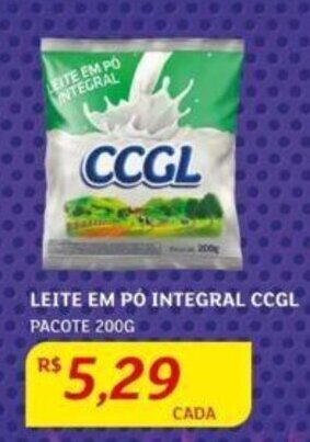 Assaí Atacadista LEITE EM PÓ INTEGRAL CCGL PACOTE 200G oferta