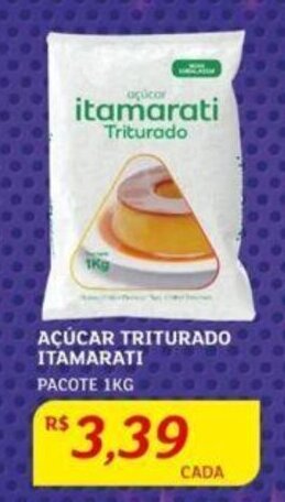 Assaí Atacadista AÇÚCAR TRITURADO ITAMARATI PACOTE 1KG oferta