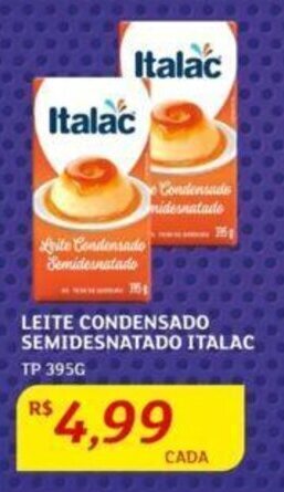 Assaí Atacadista LEITE CONDENSADO SEMIDESNATADO ITALAC TP 395G oferta