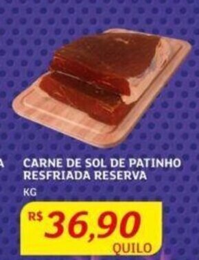 Assaí Atacadista CARNE DE SOL DE PATINHO RESFRIADA RESERVA KG oferta