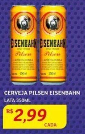 Assaí Atacadista CERVEJA PILSEN EISENBAHNCERVEJA PURO MALTE AMSTEL CERVEJA PILSEN EISENBAHN LATA 269ML LATA 350ML LATA 350ML oferta