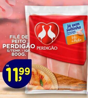 Andorinha Hipermercado FILÉ DE PEITO PERDIGÃO S/TEMP. - IQF. 800G. oferta